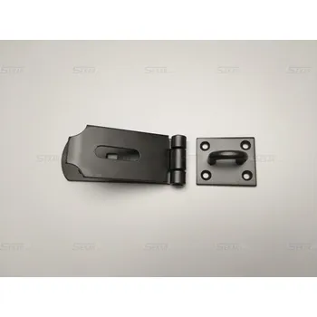 petlice a závora Zavírací petlice na visací zámek černá