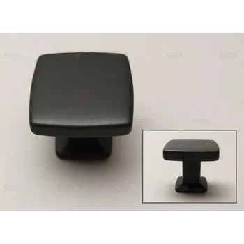 Nábytkové kování WPO780.02800.N4 konpka čtverec 28mm černá