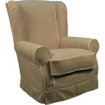Křeslo Solenzara Čalouněné křeslo Francis Armchair Detachable cover - NC-713 Látkové čelounění: TC-048, Povrchová úprava nohou: Natural Beech S520N