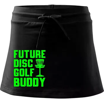 Dámská sukně Future disc golf buddy - Sportovní sukně - two in one - XL ( Černá )