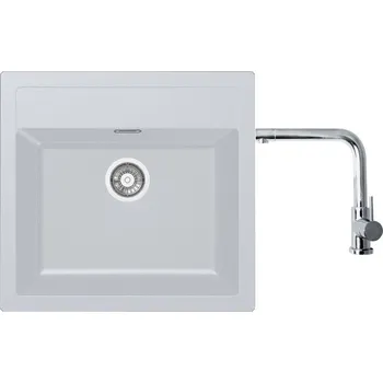 Kuchyňský dřez Set Franke SID 610 Tectonite Bílá + baterie Franke FN 0143 Chrom