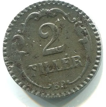 MAĎARSKO. 2 fillér 1942.