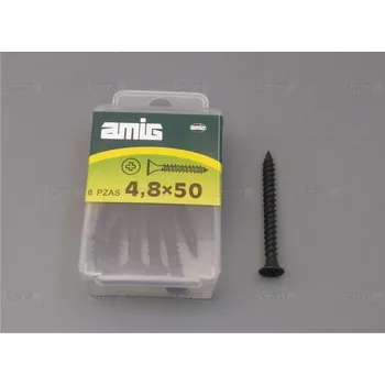 Hřebík vrut 4,8x50 černý ( 8ks )