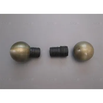 Příslušenství pro garnýž koncovka na tyč 20mm Antik Mosaz 882 2ks