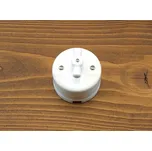 Keramický otočný vypínač č.1/6 bílý vysoký