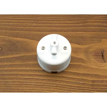 vypínač Keramický otočný vypínač č.1/6 bílý vysoký