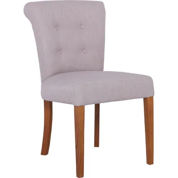 Jídelní židle Solenzara Čalouněná židle NC-7149 Látkové čelounění: TP-067 Černá, Povrchová úprava nohou: Smoked Brown Beech T560N