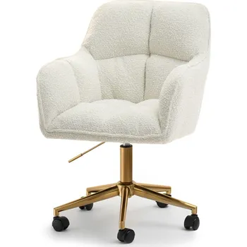 Křeslo Mebel Partner Island (krémová + chromová)