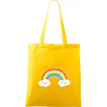 Veselá duha - Taška bavlněná - 42 x 38 cm ( Žlutá )