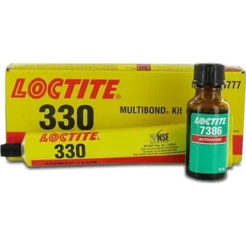 Průmyslové lepidlo Loctite 330 - 50g + Loctite 7386 - 18g sada