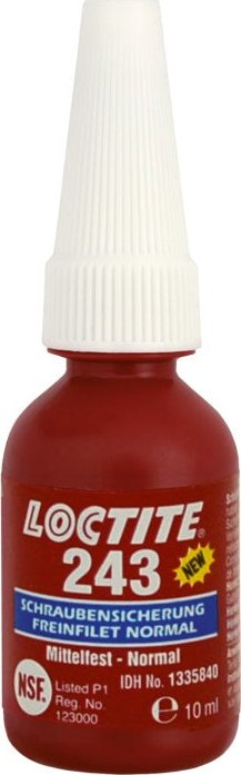 Loctite 243 - 10 ml, středněpevnostní