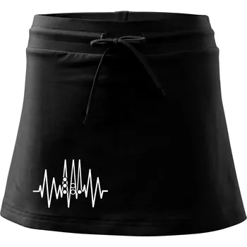 Dámské oblečení Backgammon EKG - Sportovní sukně - two in one - XS ( Černá )