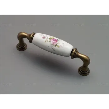 Nábytkové kování úchytka porcelánová 96mm 15136K09687.09