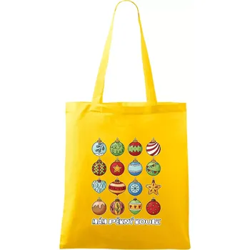 Mám pěkný koule - Taška bavlněná - 42 x 38 cm ( Žlutá )