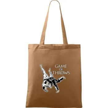 Nákupní taška Game of Throws Judo - Taška bavlněná - 42 x 38 cm ( Cappuccino )