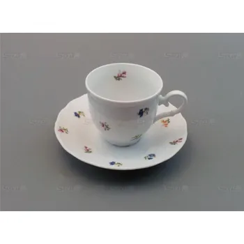 Talíř Porc. hrneček na kávu vysoký 155ml+150mm Ophelia