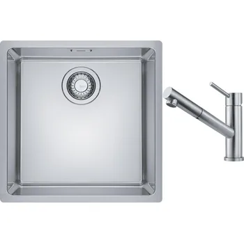 Granitový dřez Set Franke MRX 210/610-40 Nerez + baterie Franke FC 9461 ORBIT Nerez