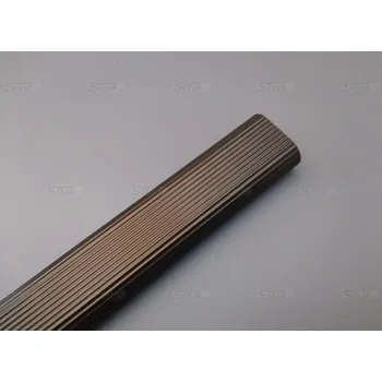 Nábytkové kování Šatní tyč bronz ovál 30x15mm 2m