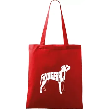 Nákupní taška Ridgeback - Taška bavlněná - 42 x 38 cm ( Červená )