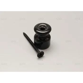 elektrický kabel Keramický hříbek-uchycení kabelu černý Z01