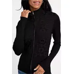 GUESS dámský svetr na zip Ritchell černý XS