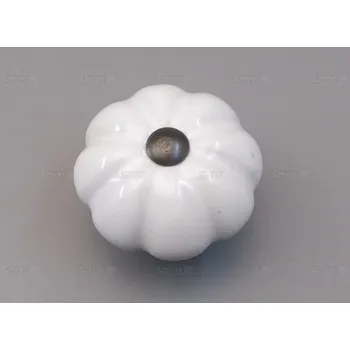 24P10.0340A.09 bílá úchytka porcelán