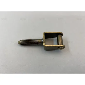 Skoba okenní k zašroubování M8x34,5 staromosaz