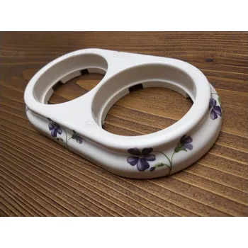 vypínač Rámeček pro vypínače a zásuvky 2x vysoký s dekorem