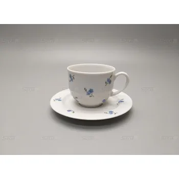 Talíř Porcelánový šálek s podšálkem 110ml+110mm Opal I.