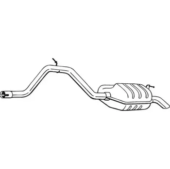 Tlumič výfuku BOSAL Zadní tlumič výfuku BS 281-041