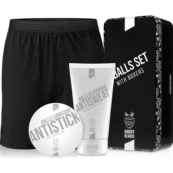 Kosmetická sada Angry Beards Balls Set with Boxers
