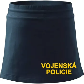 Dámská sukně Vojenská Policie - Sportovní sukně - two in one - XS ( Námořní modrá (velmi tmavá - téměř černá) )