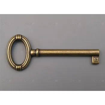 věšák na klíče Mosazný nábytkový klíč dlouhý 33217.0530N.09