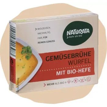 Koření Zeleninový bujon, kostky s bio droždím 6x12 g Naturata