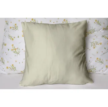 Povlak na dekorativní polštářek Polášek Holešov Povlak jersey č.56 40x40 100% bavlna Slonová kost