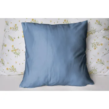 Polášek Holešov Povlak satén Light blue 40x40 100% bavlna Modrá