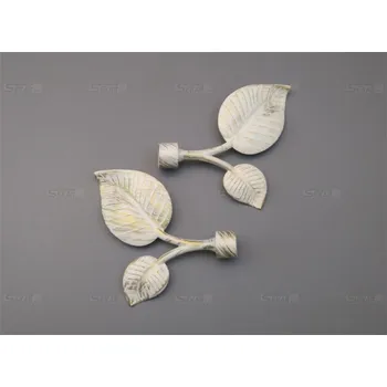 Příslušenství pro garnýž koncovka na tyč 20mm zlatobílá 684 2ks