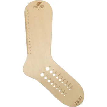 Doplňky Pro Lana Blokovač ponožek vel. 35-37, s měřidlem jehlic