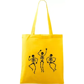 Tancující kostlivci - Taška bavlněná - 42 x 38 cm ( Žlutá )