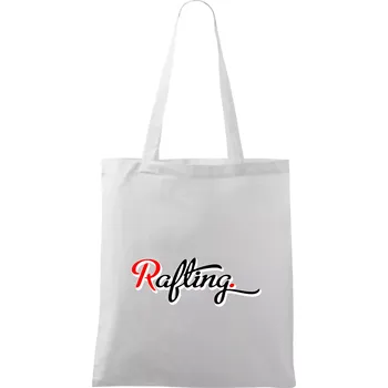 Rafting retro - Taška bavlněná - 42 x 38 cm ( Bílá )