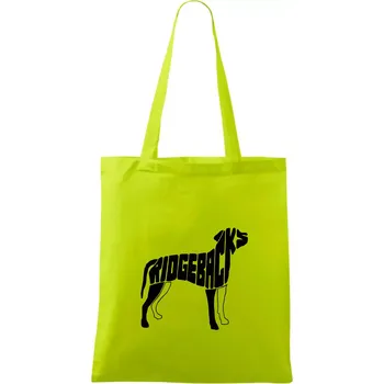 Ridgeback - Taška bavlněná - 42 x 38 cm ( Limetková )