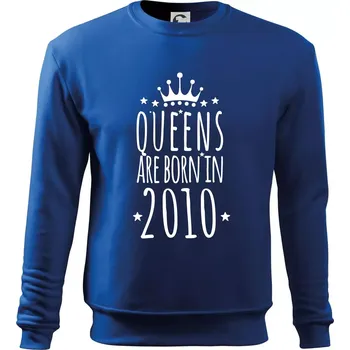 Chlapecké tričko Queens are born in 2010 - Mikina Essential dětská - 146 cm/10 let ( Královská modrá )