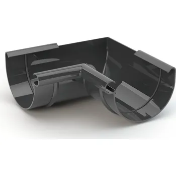 okap Plastový vnitřní roh žlabu PVC 75 mm ATRACIT (Roh žlabu)