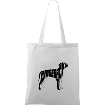 Ridgeback - Taška bavlněná - 42 x 38 cm ( Bílá )