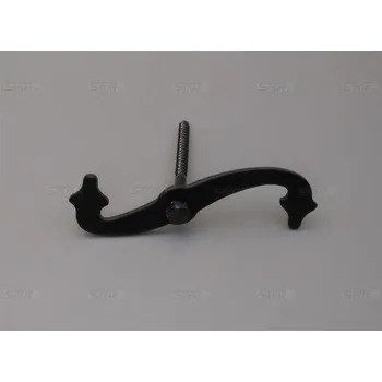 Okenicová zarážka "S" černá