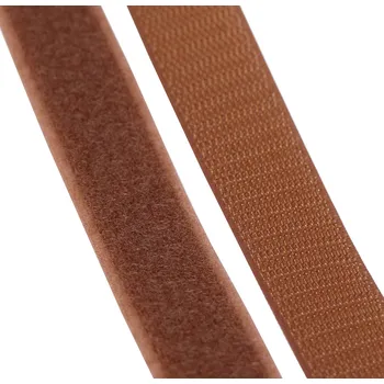 Zip Suchý zip 25 mm komplet - hnědá