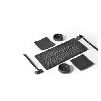 Sada nádobí Sushi sada Zen pro 2 osoby, černá