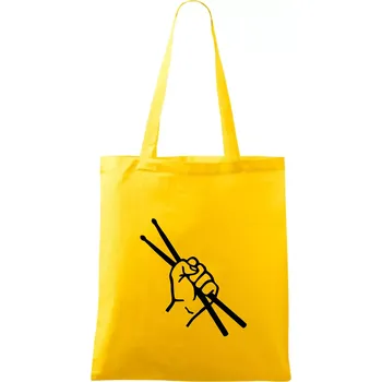 Paličky ruka - Taška bavlněná - 42 x 38 cm ( Žlutá )