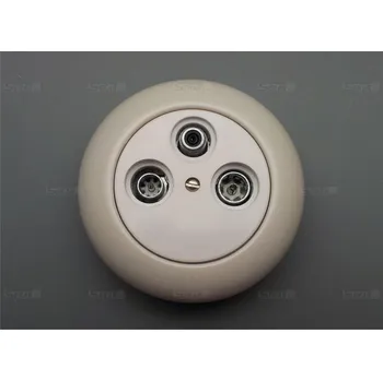 vypínač Porcelánová zásuvka s rámečkem RADIO/TV/SAT