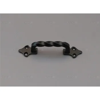 Nábytkové kování úchytka oblouk 90mm černá art.1002